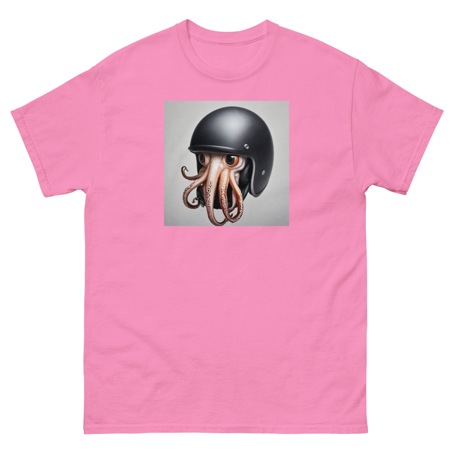 Squid in a helmet
