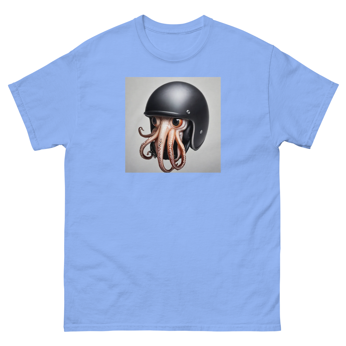 Squid in a helmet