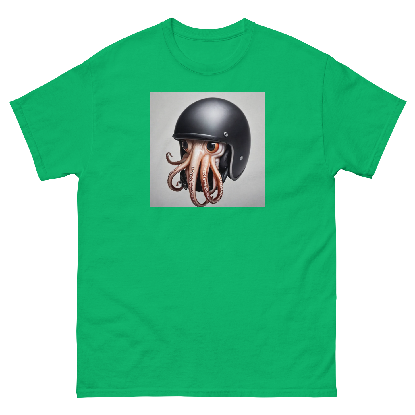 Squid in a helmet